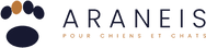 Logo Araneis - patte, pour chiens et chats